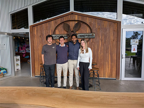 The team at Lucky Bay Brewery